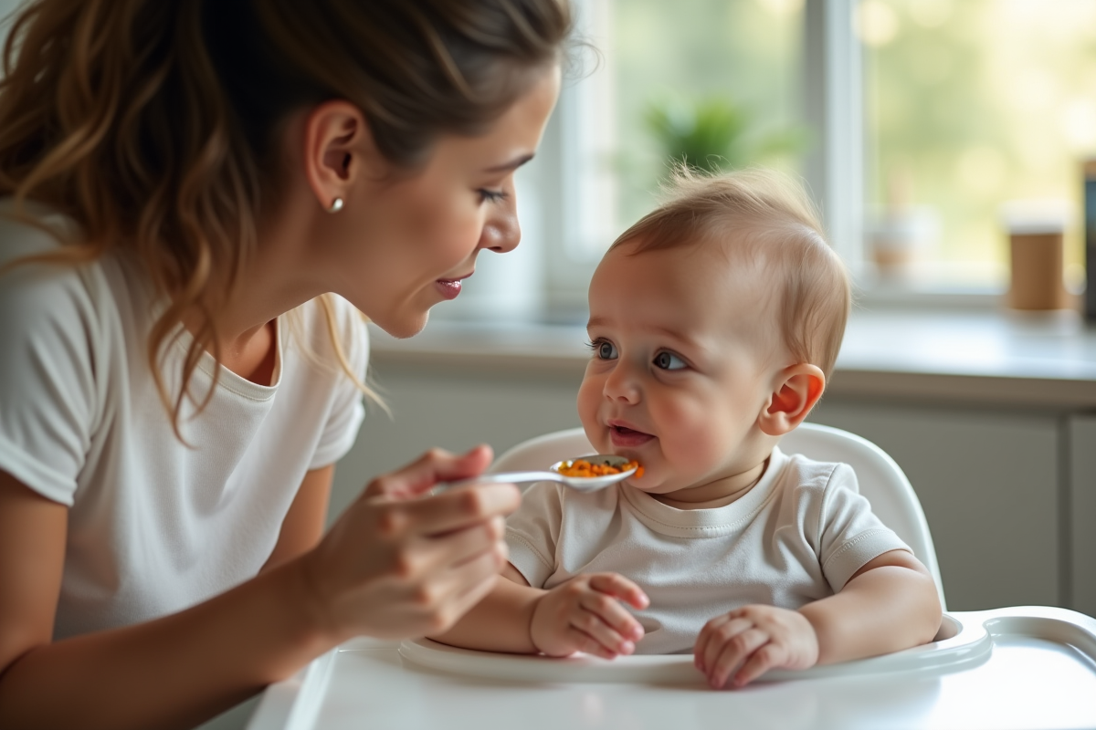 Bébé de 7 mois refusant de manger : causes et solutions