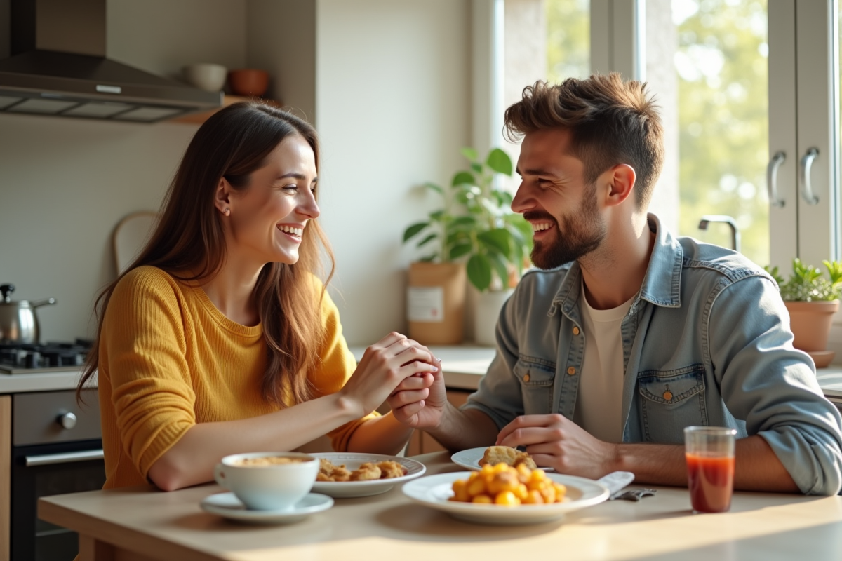 Fréquence moyenne des rapports intimes hebdomadaires chez les couples
